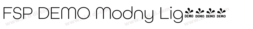 FSP DEMO Modny Lig字体转换 FSP DEMO Modny Lig字体转换